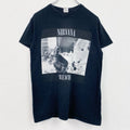 古着 used　NIVANA　BLEACH　半袖バンドプリントTシャツ　ロック　レトロデザイン　クルーネック　黒　ブラック　