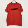 GILDAN　ギルダン　半袖プリントTシャツ　LITZ Racing　モータースポーツ　赤　レッド　Lサイズ