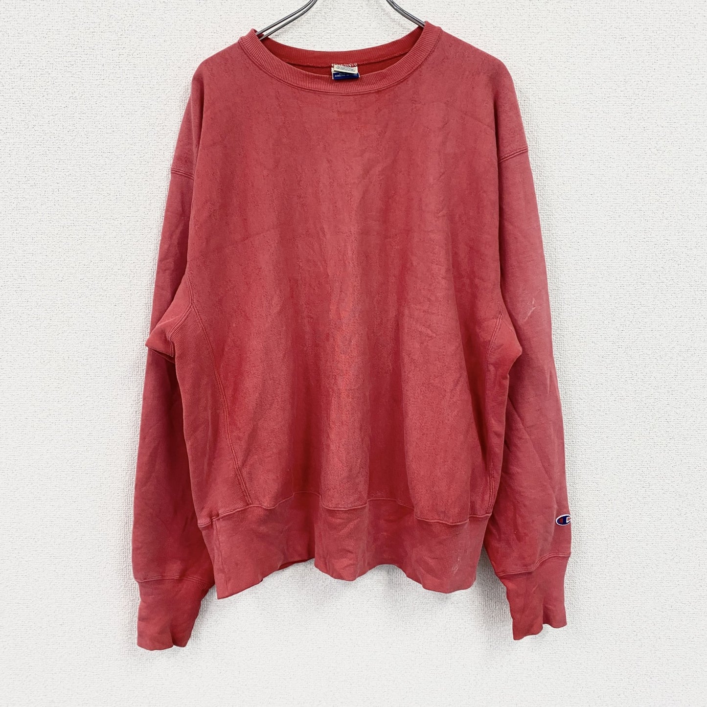 Champion　チャンピオン　リバースウィーブ　スウェット/トレーナー　フェード　赤　レッド　XLサイズ