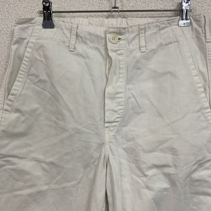 orSlow　オアスロウ　フレンチワークパンツ　ボタンフライ　白　ホワイト　1サイズ