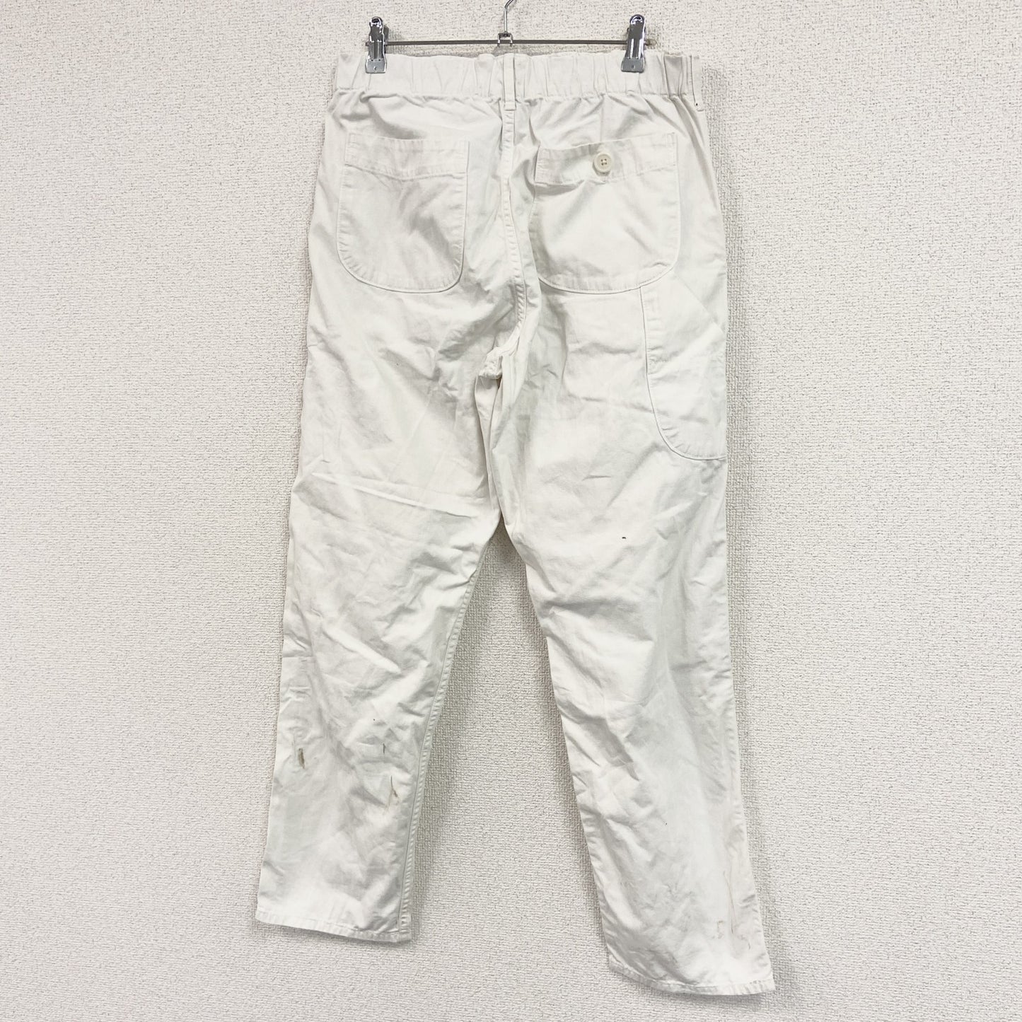 orSlow　オアスロウ　フレンチワークパンツ　ボタンフライ　白　ホワイト　1サイズ