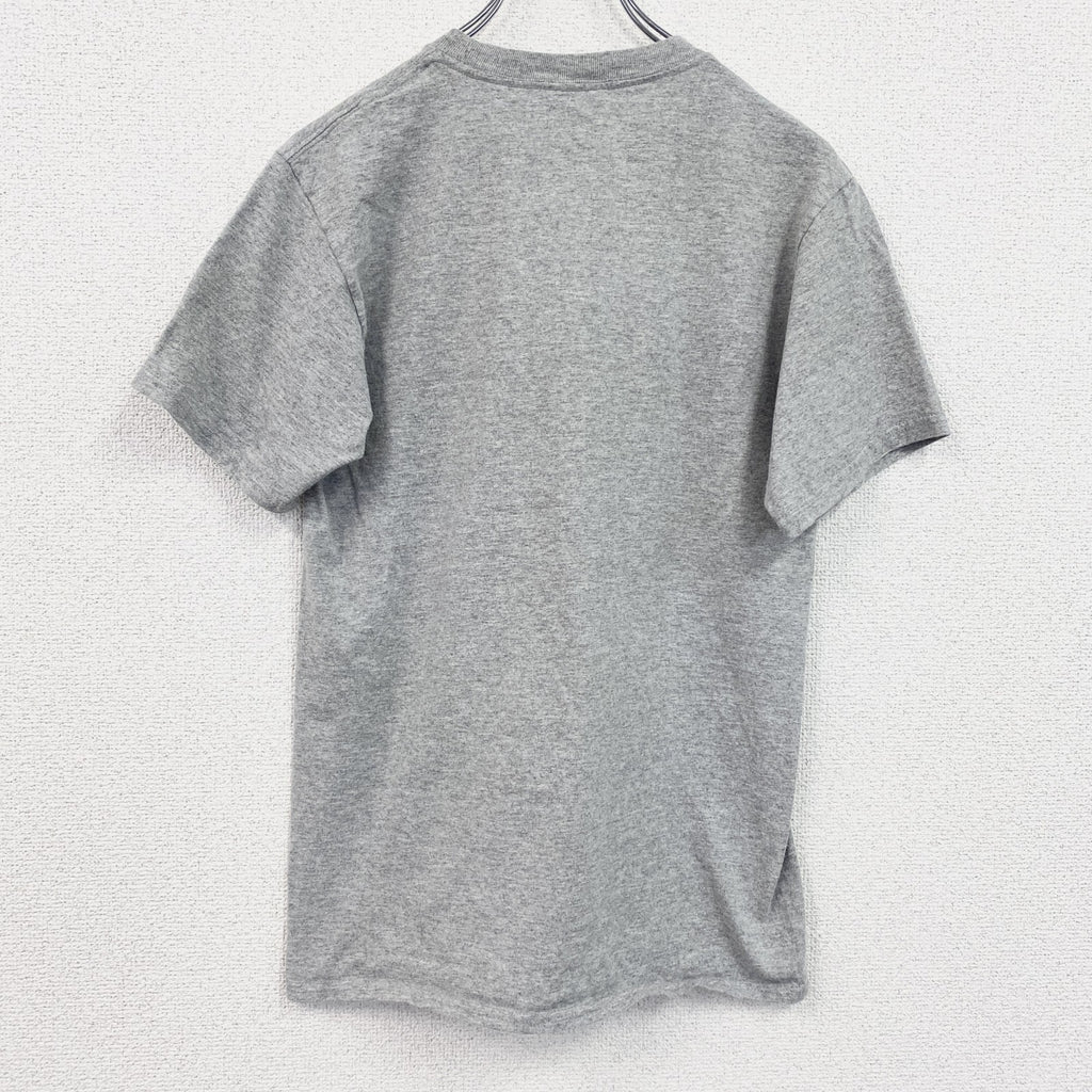 古着 used　Champion　チャンピオン　半袖プリントTシャツ　パデュー大学　レトロ　クルーネック　灰　グレー　Sサイズ