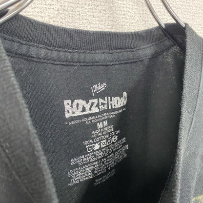 古着 used　ボーイズン・ザ・フッド　半袖ムービープリントTシャツ　映画　レトロデザイン　クルーネック　黒　ブラック　Mサイズ