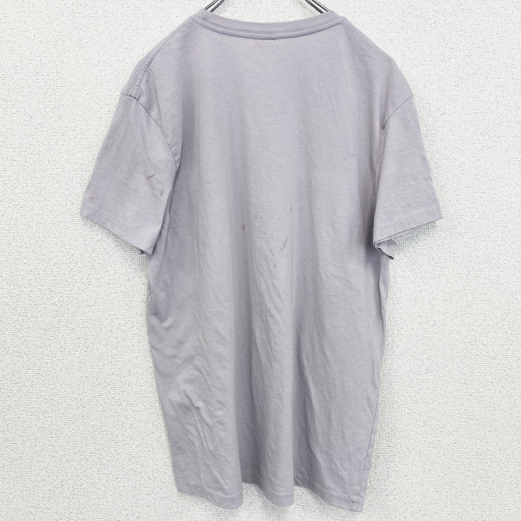 古着 used　STREETWEAR SOCIETY　半袖キャラクタープリントTシャツ　UNLIMITED　ライトピンク　Mサイズ