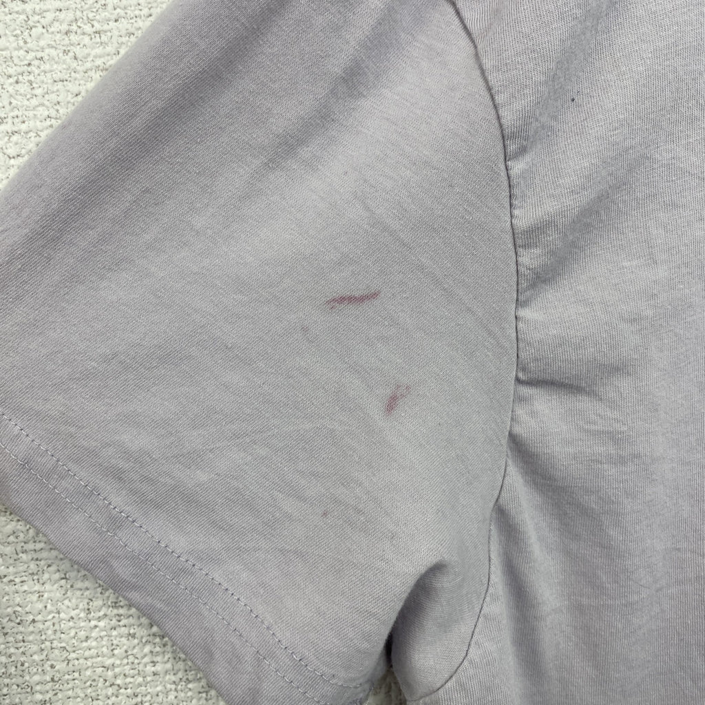 古着 used　STREETWEAR SOCIETY　半袖キャラクタープリントTシャツ　UNLIMITED　ライトピンク　Mサイズ
