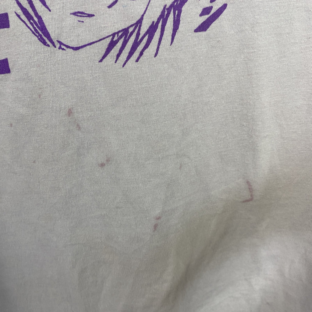 古着 used　STREETWEAR SOCIETY　半袖キャラクタープリントTシャツ　UNLIMITED　ライトピンク　Mサイズ