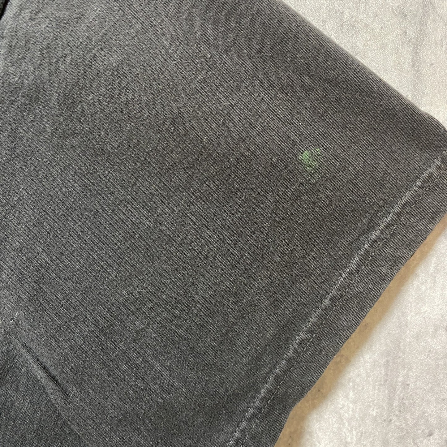 古着 used　POLOJEANS　ポロジーンズ　半袖プリントTシャツ　クルーネック　黒　ブラック　春夏服　Mサイズ