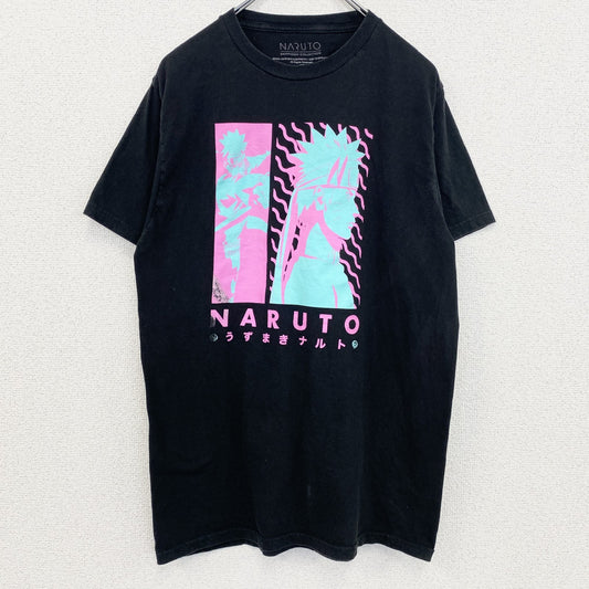 古着 used　00s　NARUTO　うずまきナルト疾風伝　メキシコ製　半袖アニメキャラプリントTシャツ　ヴィンテージ　Mサイズ