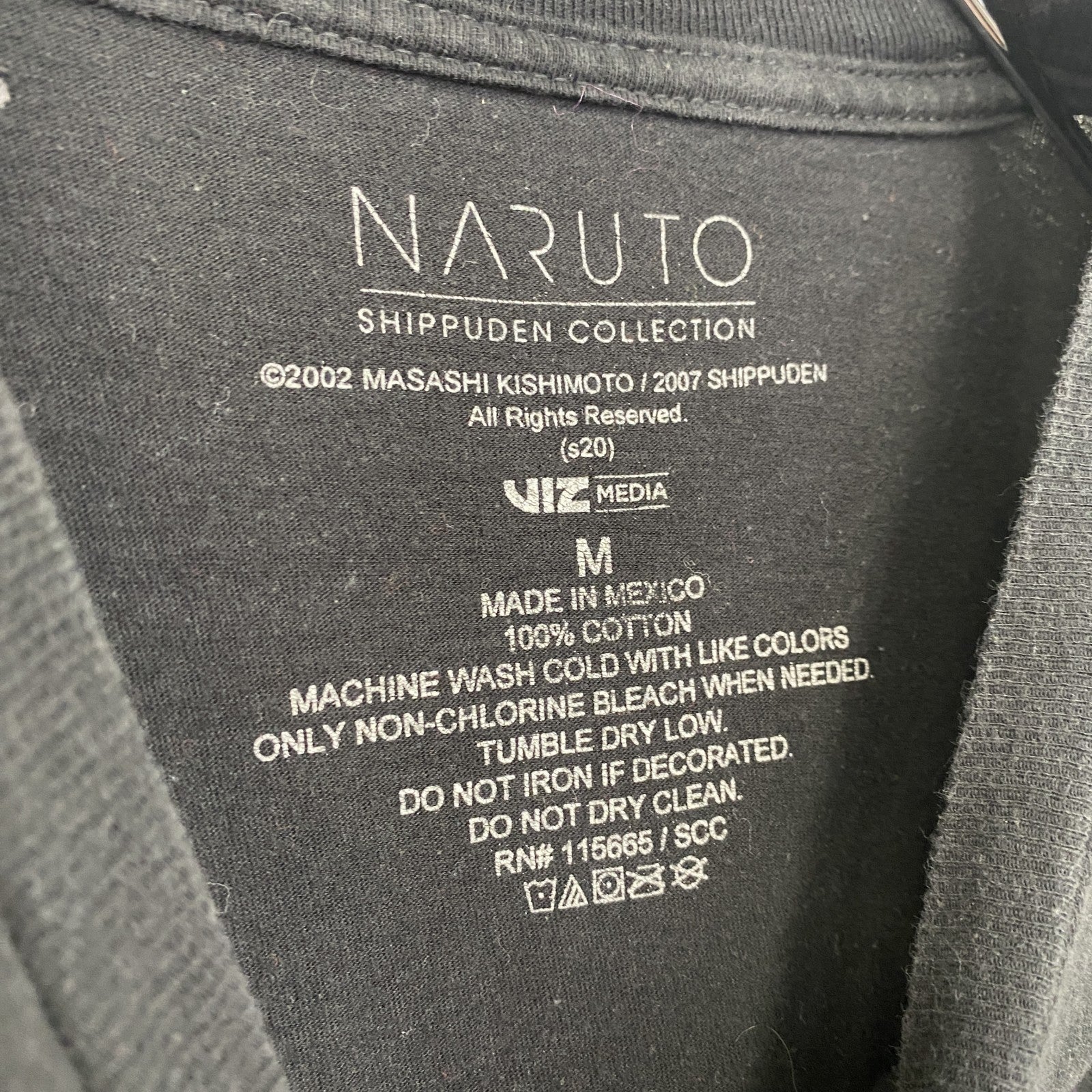 古着 used　00s　NARUTO　うずまきナルト疾風伝　メキシコ製　半袖アニメキャラプリントTシャツ　ヴィンテージ　Mサイズ