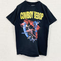 古着 used　COWBOYBEBOP　カウボーイビバップ　半袖アニメプリントTシャツ　クルーネック　黒　ブラック　Mサイズ