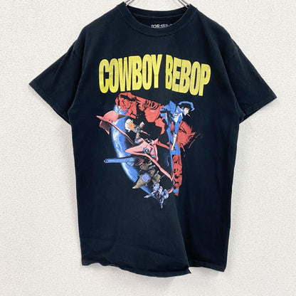 古着 used　COWBOYBEBOP　カウボーイビバップ　半袖アニメプリントTシャツ　クルーネック　黒　ブラック　Mサイズ