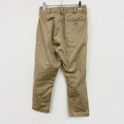 orSlow　オアスロウ　チノクロップドタックパンツ　ジップフライ　ベージュ　XSサイズ