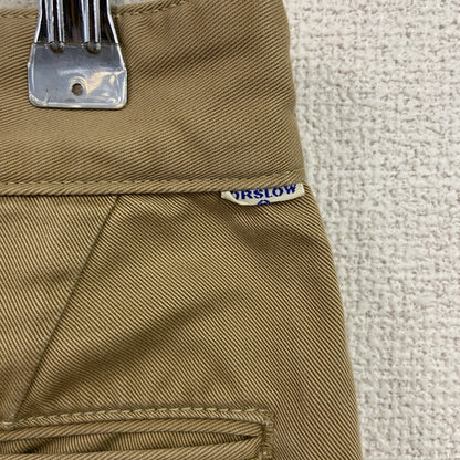 orSlow　オアスロウ　チノクロップドタックパンツ　ジップフライ　ベージュ　XSサイズ