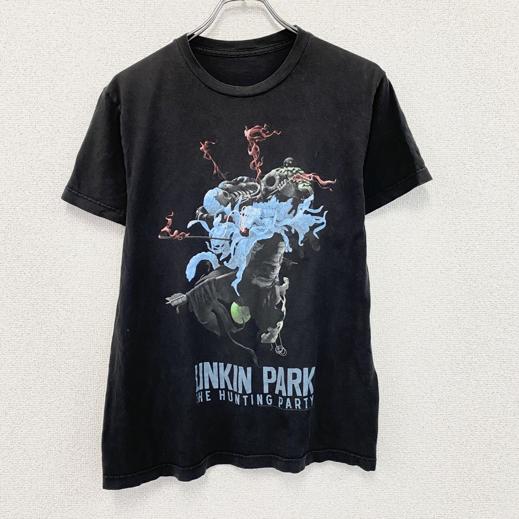 Linkin Park　リンキンパーク　半袖プリントバンドTシャツ　ザハンディングパーディー　黒　ブラック