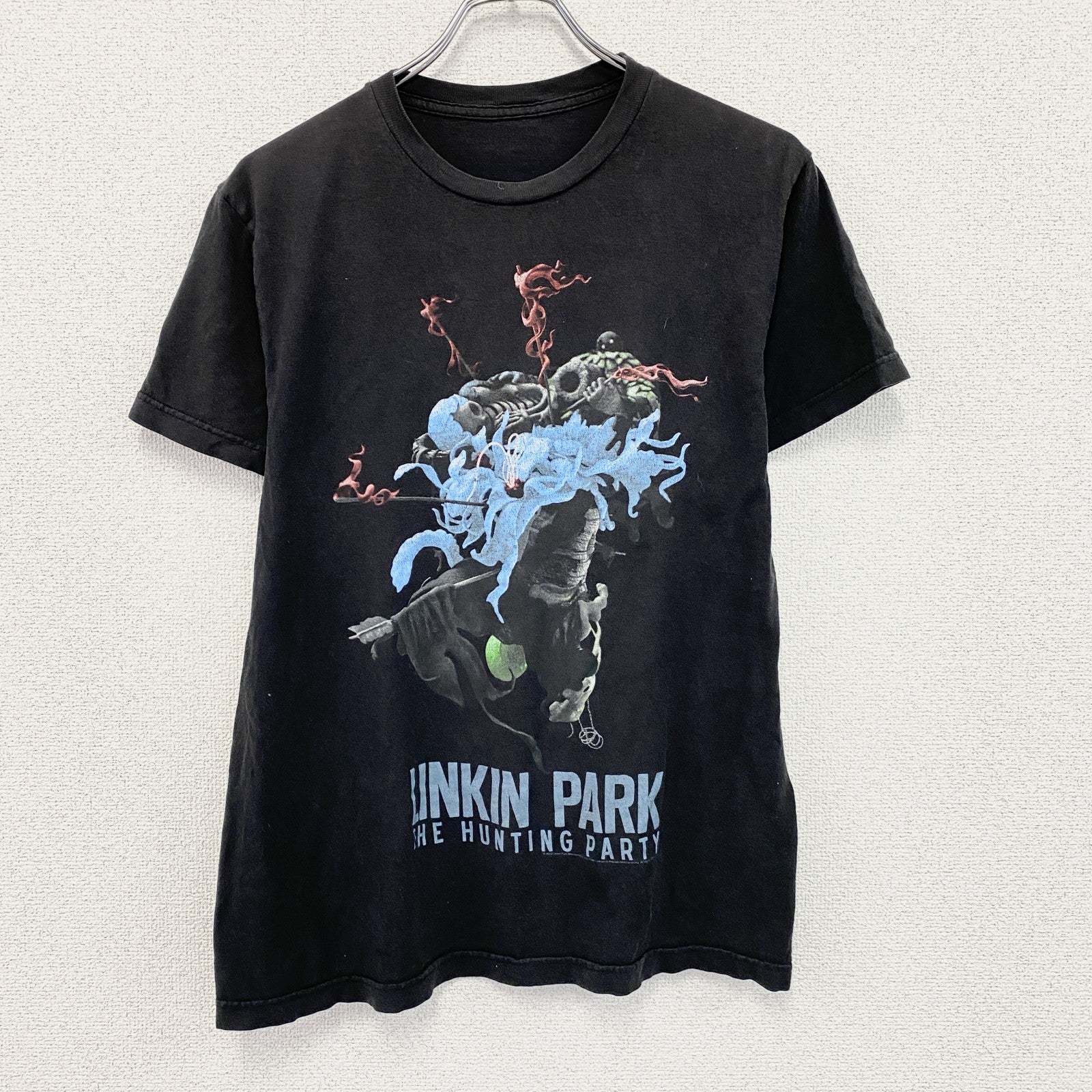 Linkin Park　リンキンパーク　半袖プリントバンドTシャツ　ザハンディングパーディー　黒　ブラック
