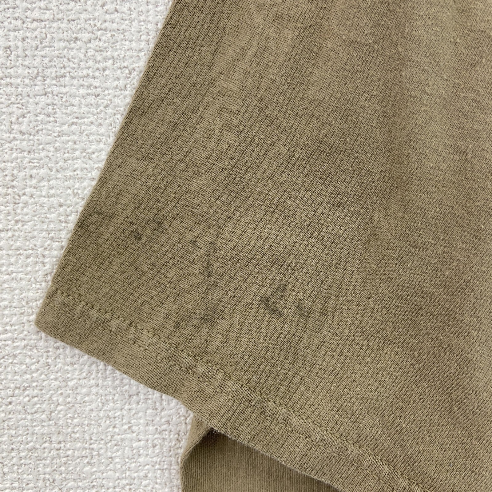 古着 used　DELTA　PRO WEIGHT　半袖プリントTシャツ　クルーネック　クールエイドマン　カーキー　XLサイズ