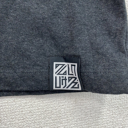 古着 used　ローリングストーンズ　半袖バンドプリントTシャツ　レトロデザイン　クルーネック　口　舌　黒　ブラック　Mサイズ