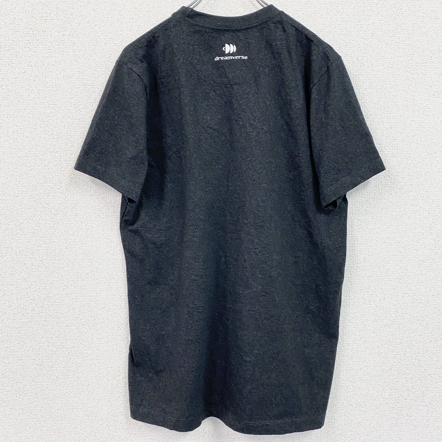 古着 used　ローリングストーンズ　半袖バンドプリントTシャツ　レトロデザイン　クルーネック　口　舌　黒　ブラック　Mサイズ
