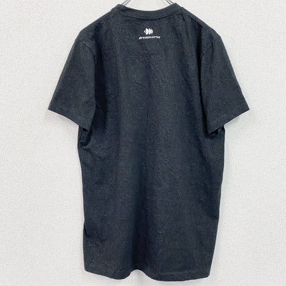 古着 used　ローリングストーンズ　半袖バンドプリントTシャツ　レトロデザイン　クルーネック　口　舌　黒　ブラック　Mサイズ