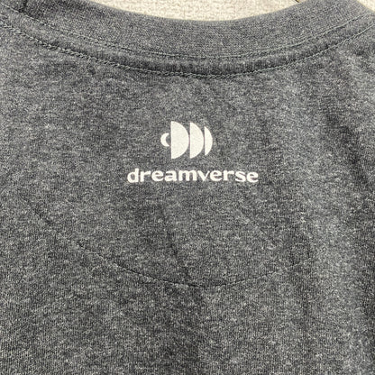 古着 used　ローリングストーンズ　半袖バンドプリントTシャツ　レトロデザイン　クルーネック　口　舌　黒　ブラック　Mサイズ
