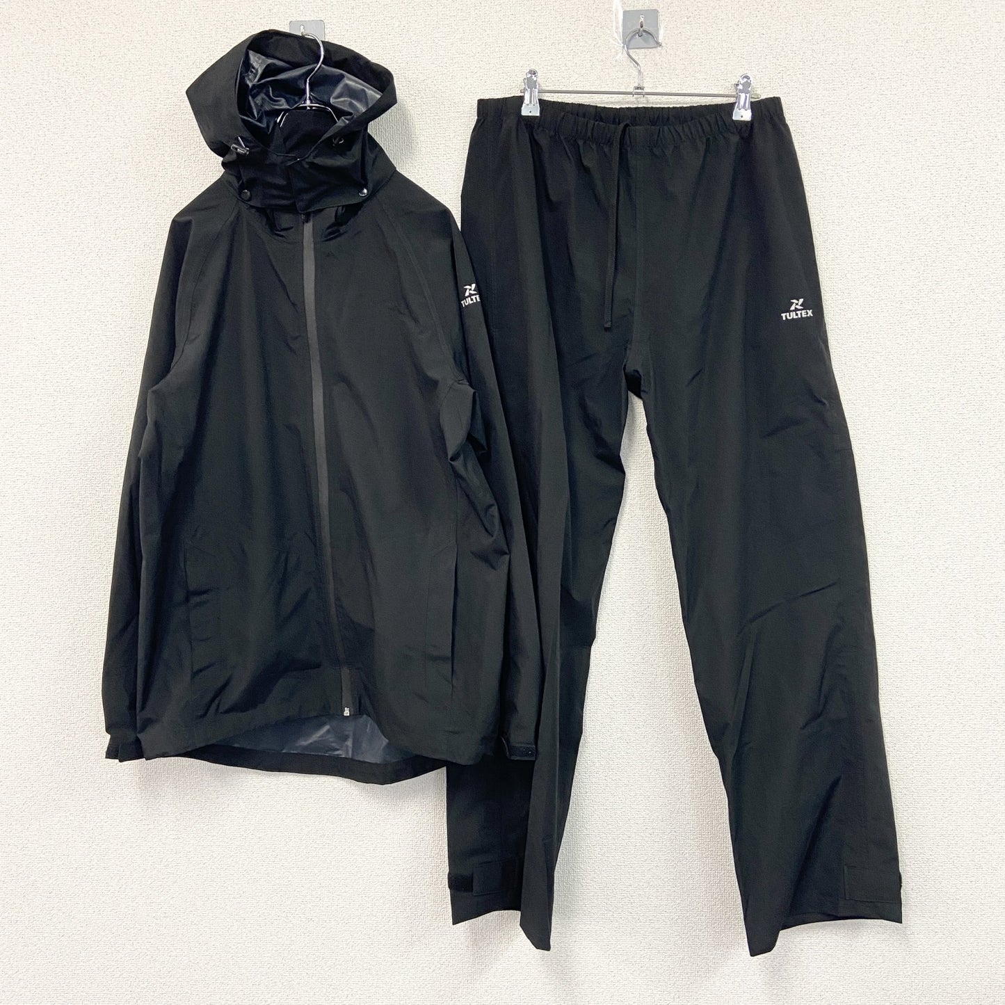 TULTEX　アクティブレインスーツ/セットアップ　黒　ブラック　LLサイズ