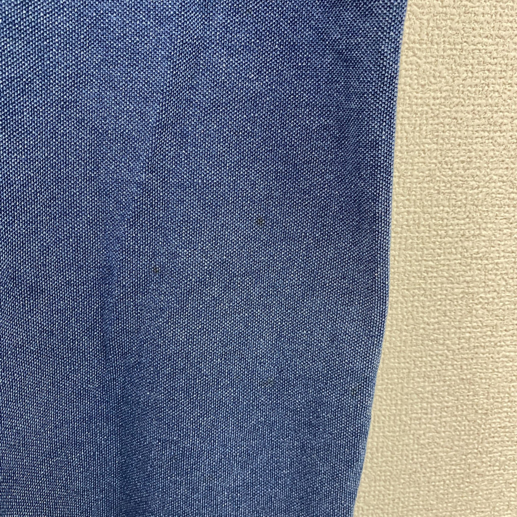 POLO RALPH LAUREN　ポロラルフローレン　半袖ポロシャツ　刺繡ロゴ　インディゴ　Mサイズ