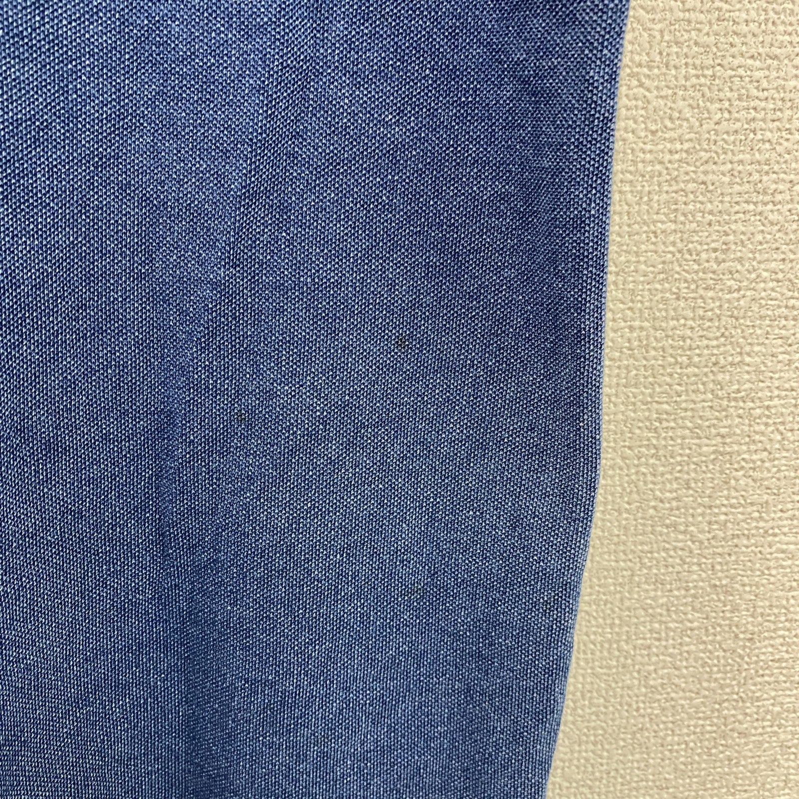 POLO RALPH LAUREN　ポロラルフローレン　半袖ポロシャツ　刺繡ロゴ　インディゴ　Mサイズ