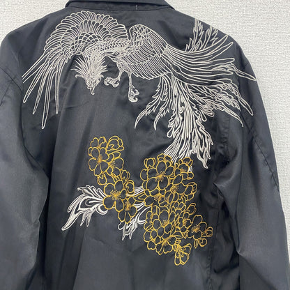 絡繰魂　カラクリタマシイ　フルジップジャケット　ブルゾン　刺繡　黒　ブラック　2XLサイズ　