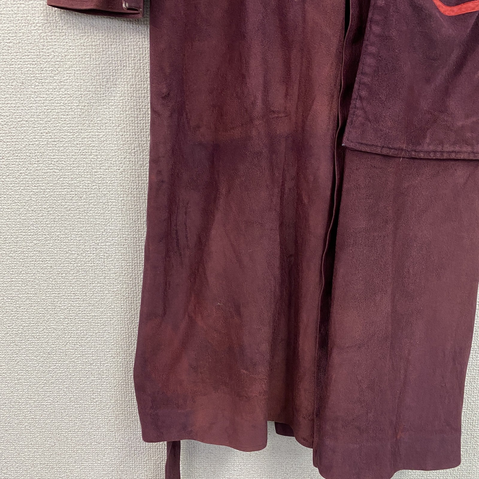 ～80s　HANG TEN　ハンテン　ガウンコート　ヴィンテージ　ボルドー　Mサイズ