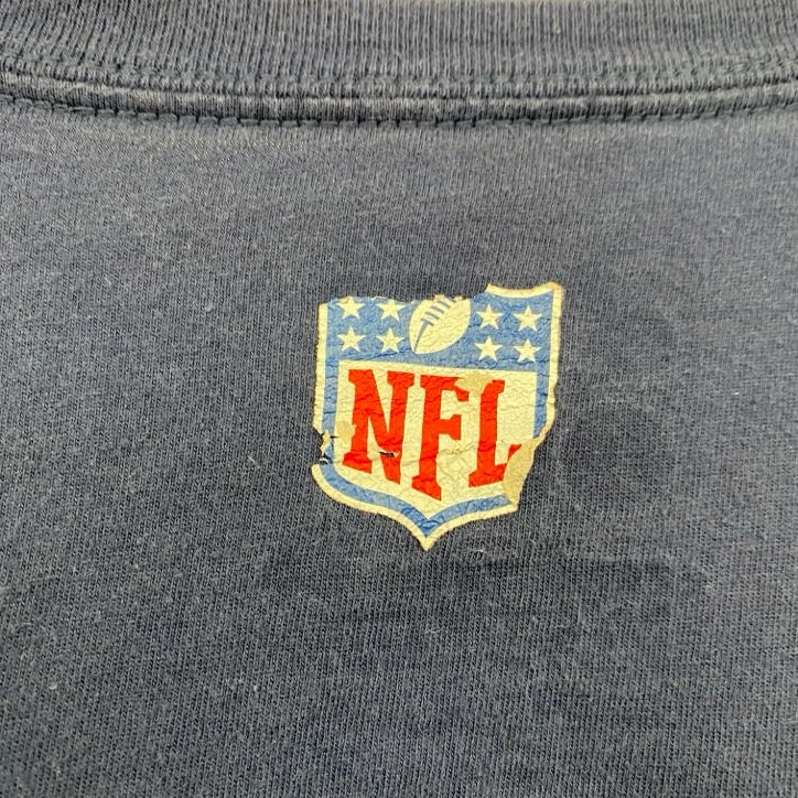 古着 used　NIKE　ナイキ　NFL　半袖プリントクルーネックTシャツ　シアトルシーホークス　フットボール　ネイビー　Lサイズ