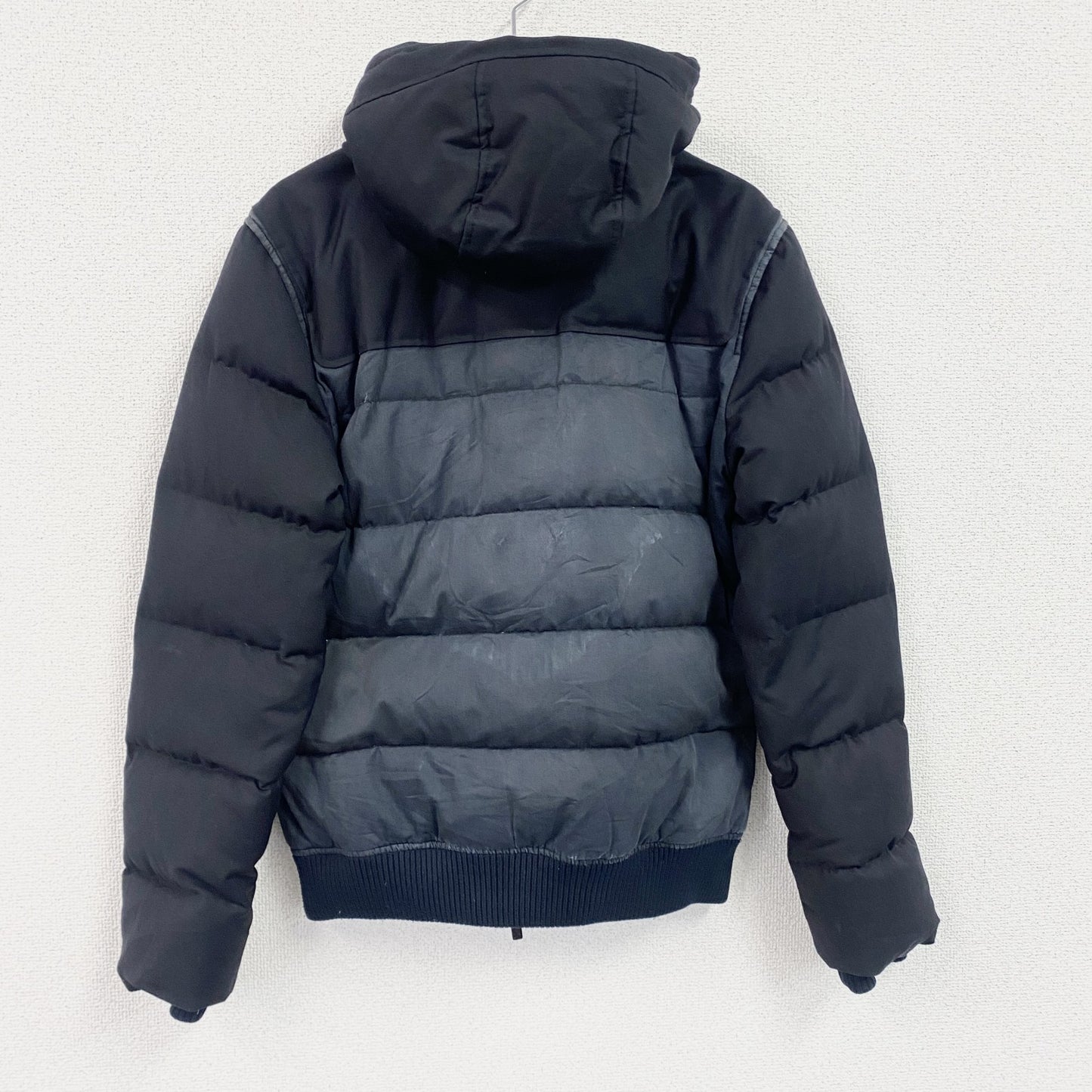EMPORIO ARMANI　エンポリオアルマーニ　ダッフルデザインダウンジャケット　紺　ネイビー