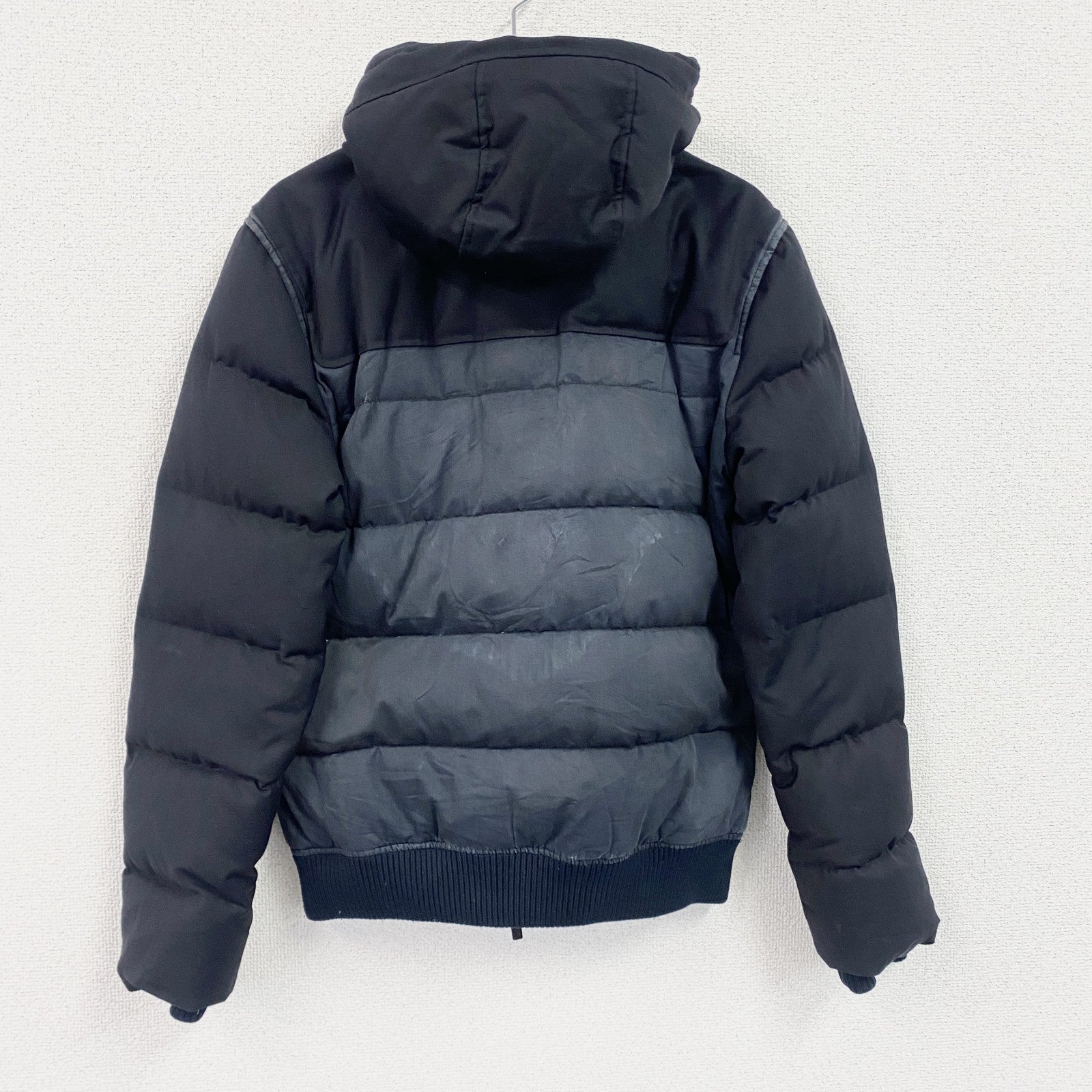 EMPORIO ARMANI　エンポリオアルマーニ　ダッフルデザインダウンジャケット　紺　ネイビー