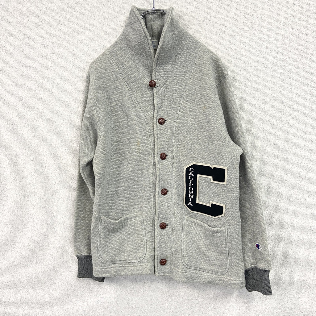 Champion　チャンピオン　スウェットパーカー　ボタン開き　灰色　グレー　Lサイズ