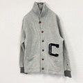 Champion　チャンピオン　スウェットパーカー　ボタン開き　灰色　グレー　Lサイズ