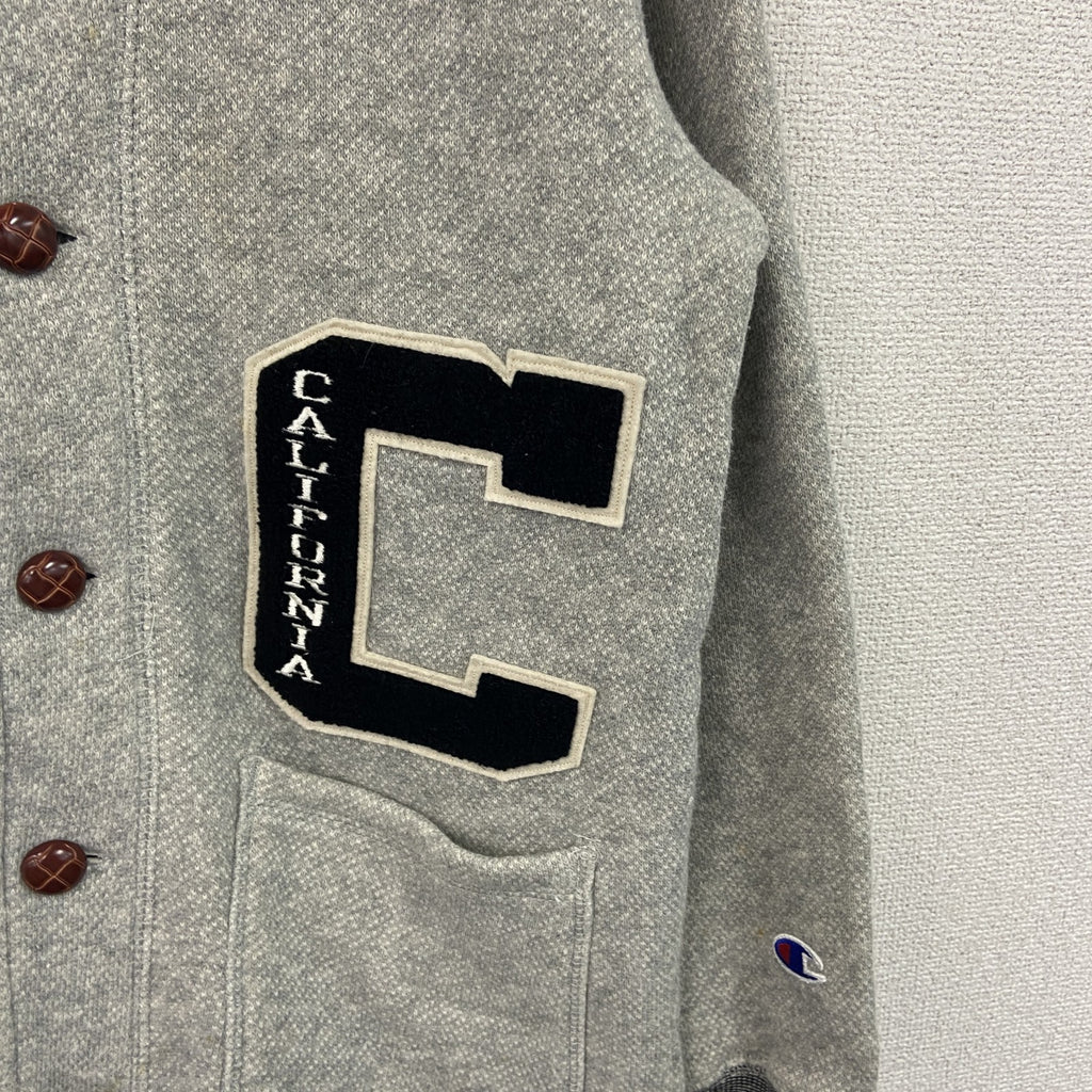 Champion　チャンピオン　スウェットパーカー　ボタン開き　灰色　グレー　Lサイズ