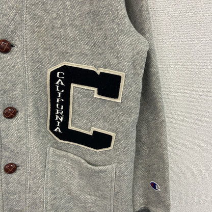 Champion　チャンピオン　スウェットパーカー　ボタン開き　灰色　グレー　Lサイズ