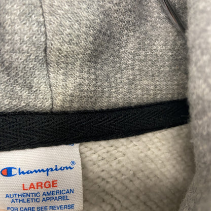 Champion　チャンピオン　スウェットパーカー　ボタン開き　灰色　グレー　Lサイズ