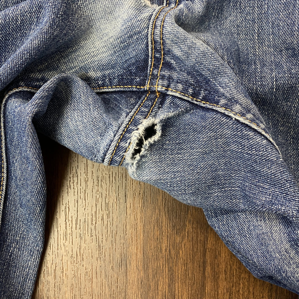 EDWIN　エドウィン　404　デニムパンツ/ジーンズ　ジップフライ　フェード　インディゴ　W35サイズ