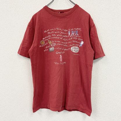 Levi's　リーバイス　半袖プリントTシャツ　赤　レッド　Lサイズ　