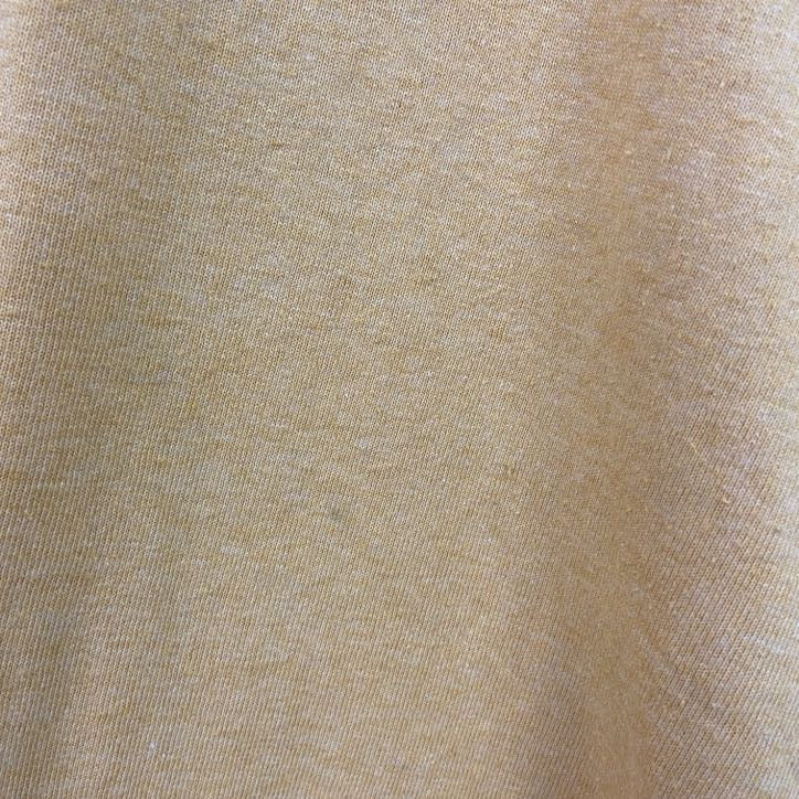 古着 used　Quiksilver　長袖スウェット　両面プリント　レトロデザイン　クルーネック　イエロー　黄色　Lサイズ