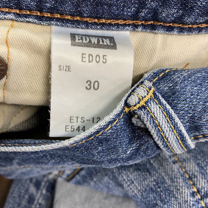 EDWIN　エドウィン　デニムパンツ/ジーンズ　ジップフライ　インディゴ　30サイズ