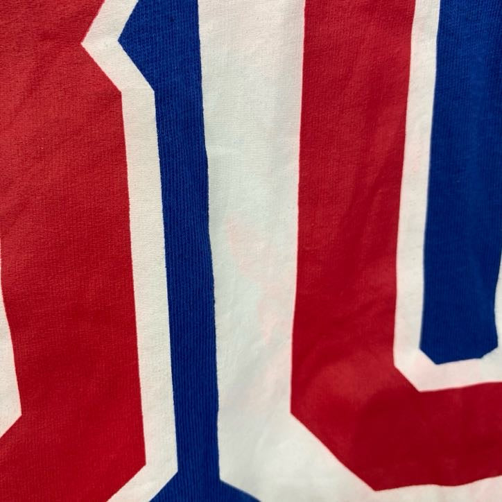 古着 used　adidas　アディダス　NHL　長袖プリントTシャツ　ニューヨークレンジャーズ　ホッケー　背番号　XLサイズ