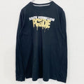 古着 used　NIKE　ナイキ　長袖プリントTシャツ　ヴァーミリオン　PRIDE　クルーネックロンT　黒　ブラック　Mサイズ