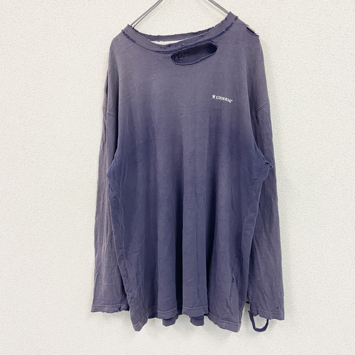 CONVERSE　コンバース　長袖Tシャツ/ロンT　紺　ネイビー　3Lサイズ