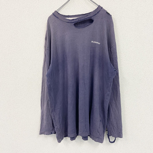 CONVERSE　コンバース　長袖Tシャツ/ロンT　紺　ネイビー　3Lサイズ