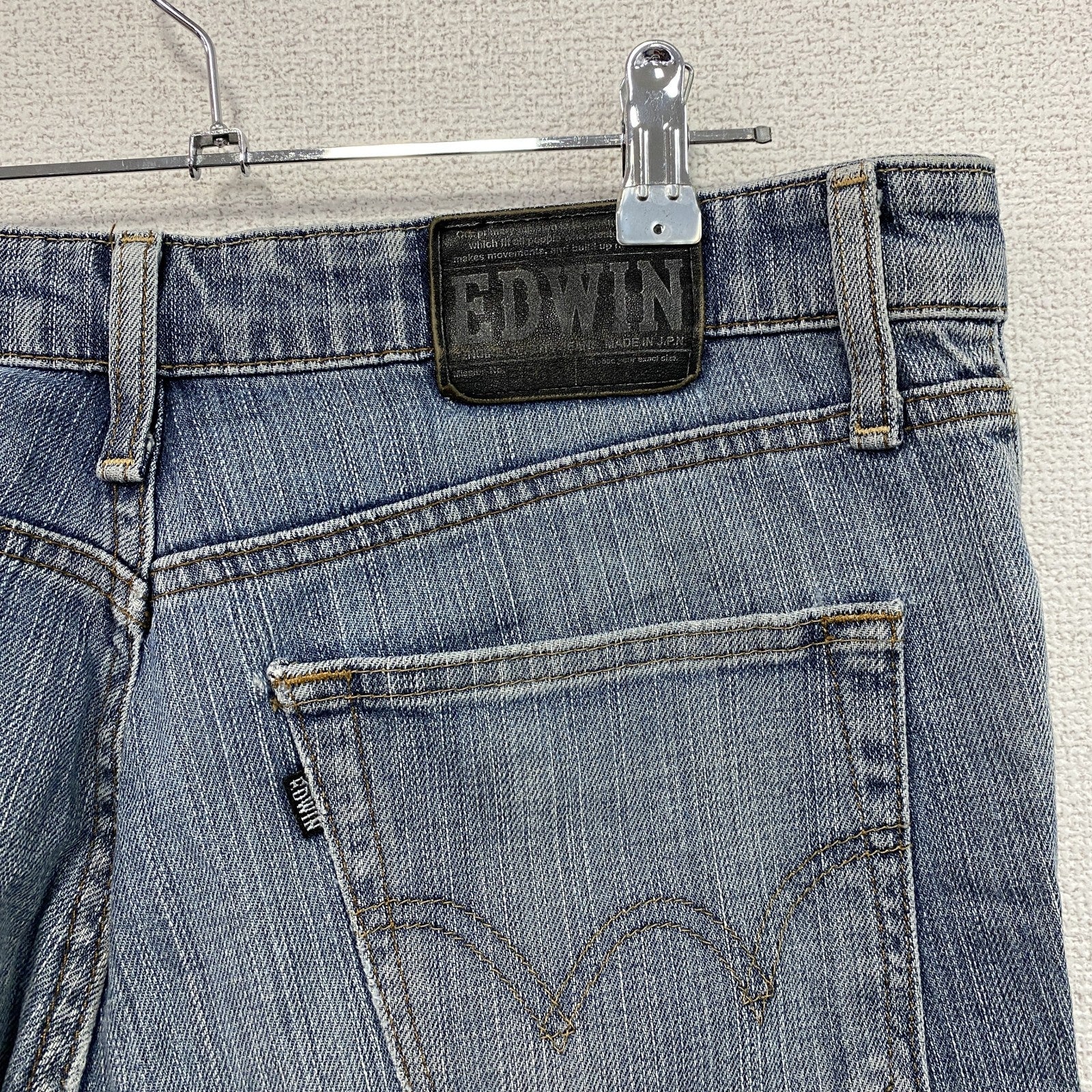 EDWIN　エドウィン　503　デニムパンツ/ジーンズ　ジップフライ　縦落ち　インディゴ　33サイズ