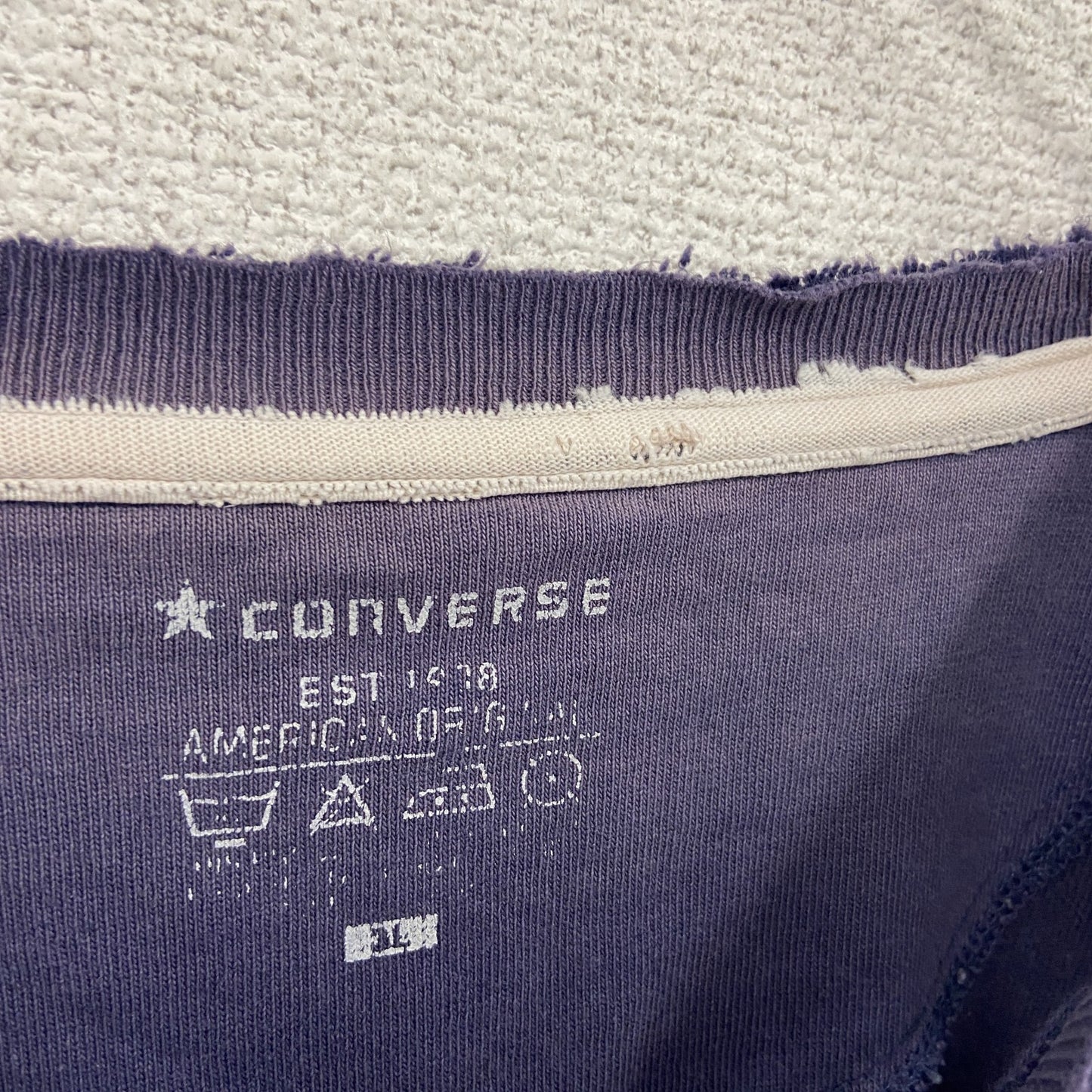 CONVERSE　コンバース　長袖Tシャツ/ロンT　紺　ネイビー　3Lサイズ
