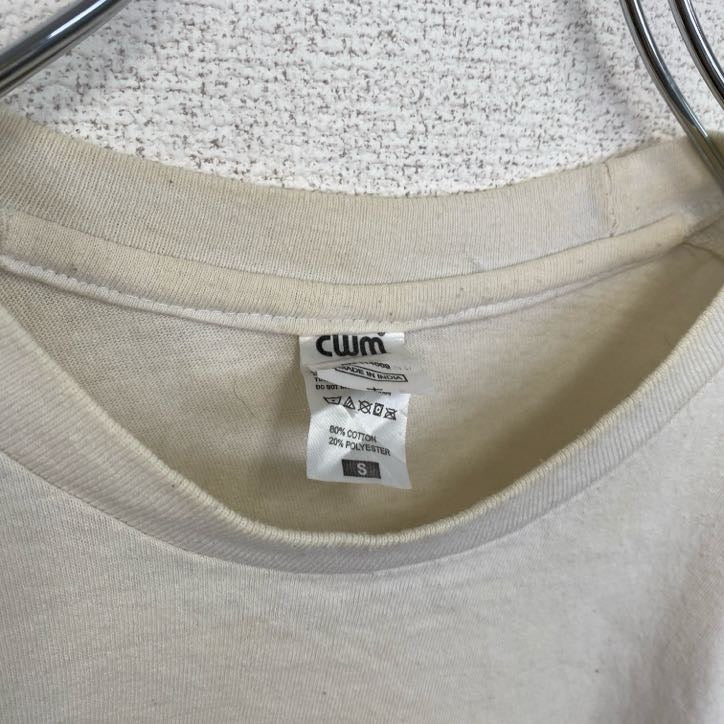 古着 used　半袖プリントTシャツ　自由の女神　アメリカ　国旗　白　ホワイト　クルーネック　レトロデザイン　Sサイズ