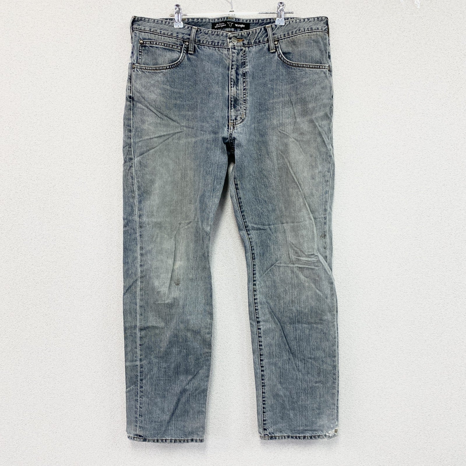 Wrangler　ラングラー　デニムパンツ/ジーンズ　縦落ち　ジップフライ　インディゴ　38サイズ　