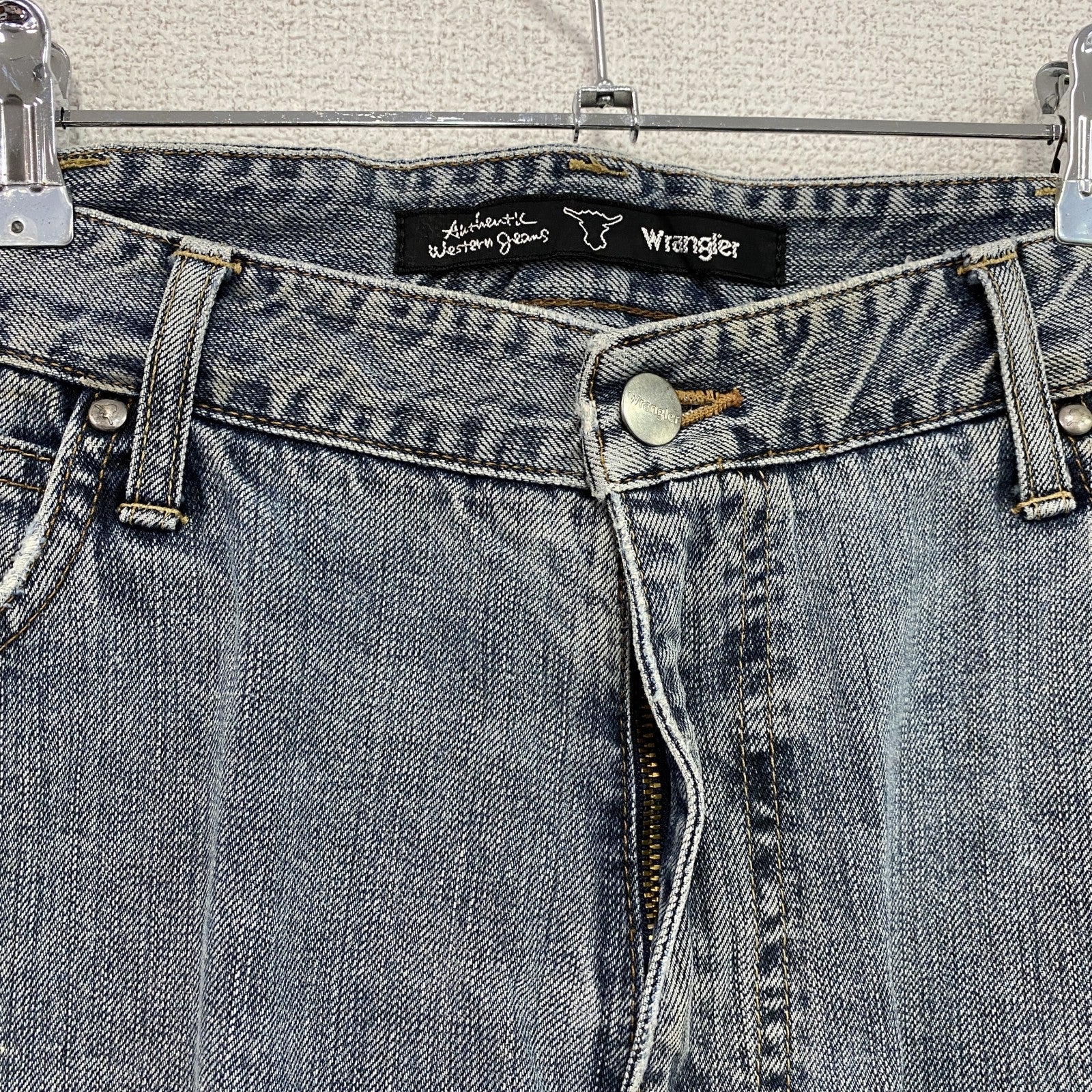 Wrangler　ラングラー　デニムパンツ/ジーンズ　縦落ち　ジップフライ　インディゴ　38サイズ　